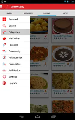 SweetNSpicy Veg android App screenshot 4